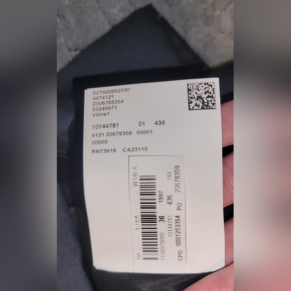 Hugo Boss Virgin Wool Slim Fit Lined Pencil Skirt sz 4 - Picture 7 of 8